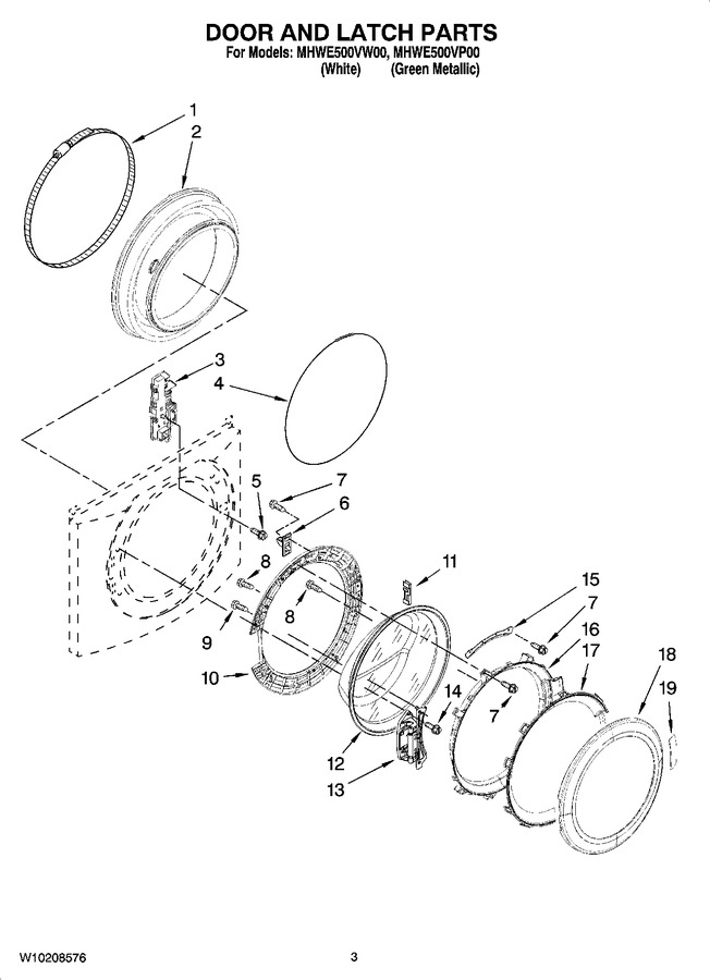 Diagram for MHWE500VW00