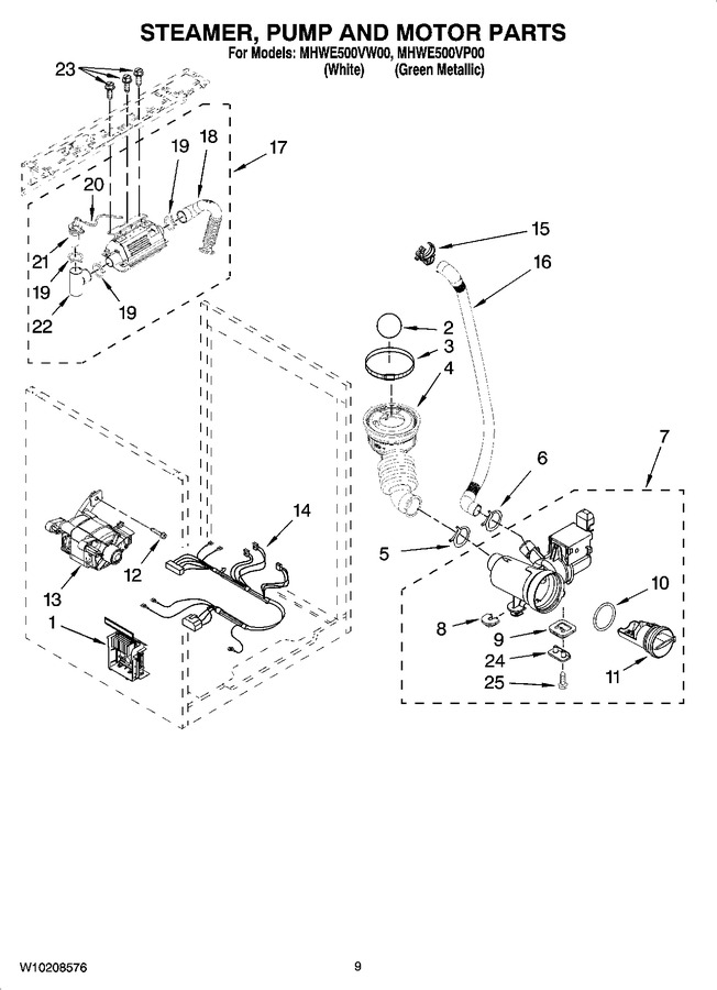 Diagram for MHWE500VW00