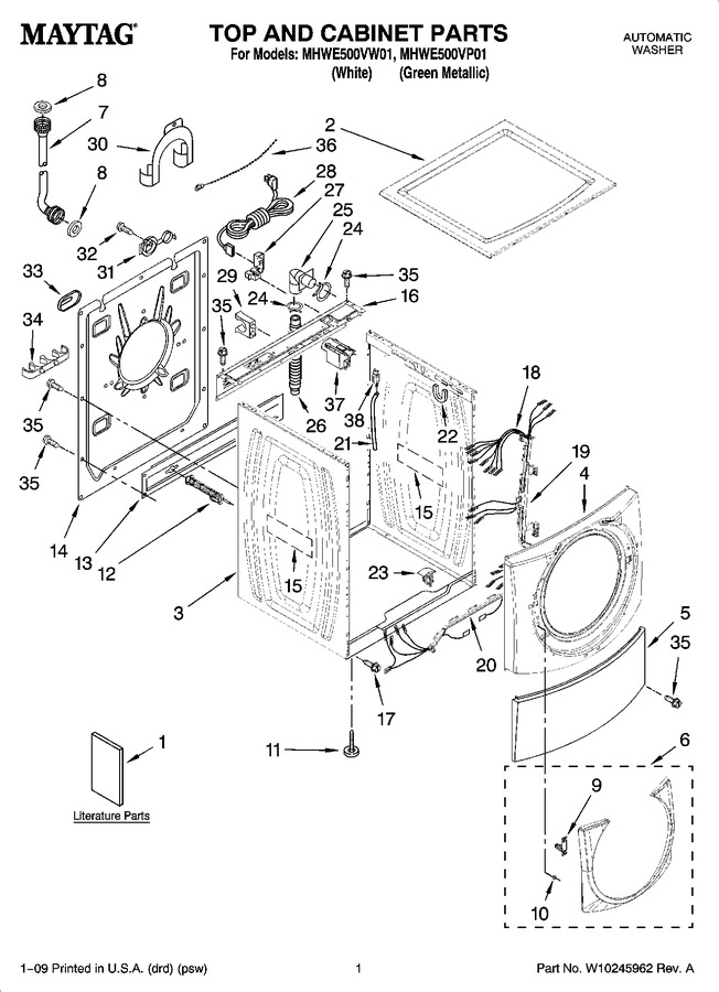 Diagram for MHWE500VW01