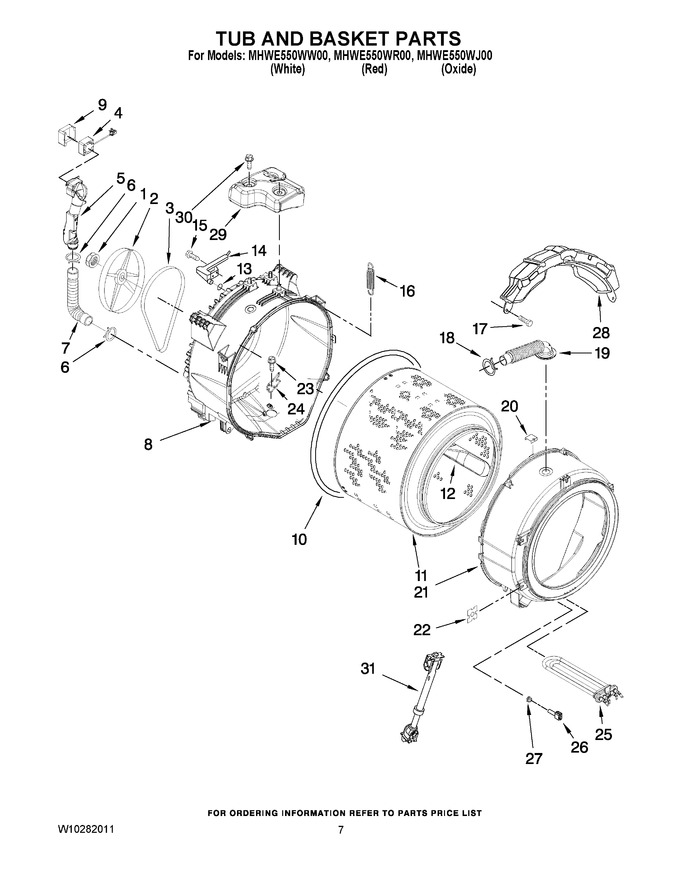 Diagram for MHWE550WW00