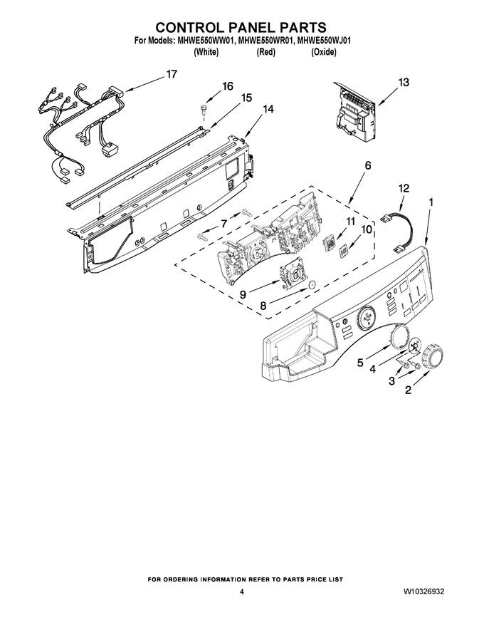 Diagram for MHWE550WR01