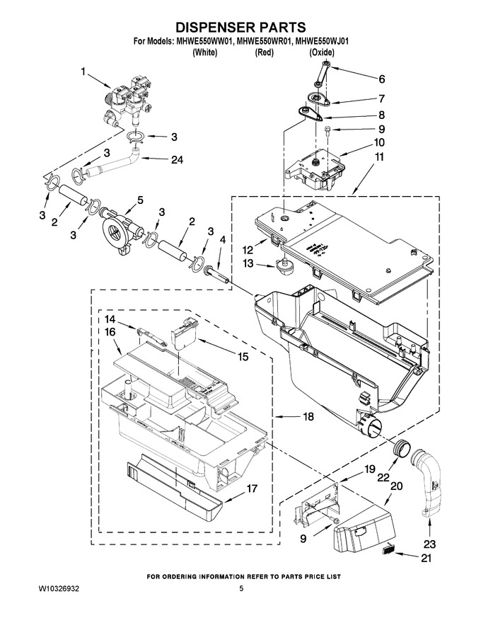 Diagram for MHWE550WR01