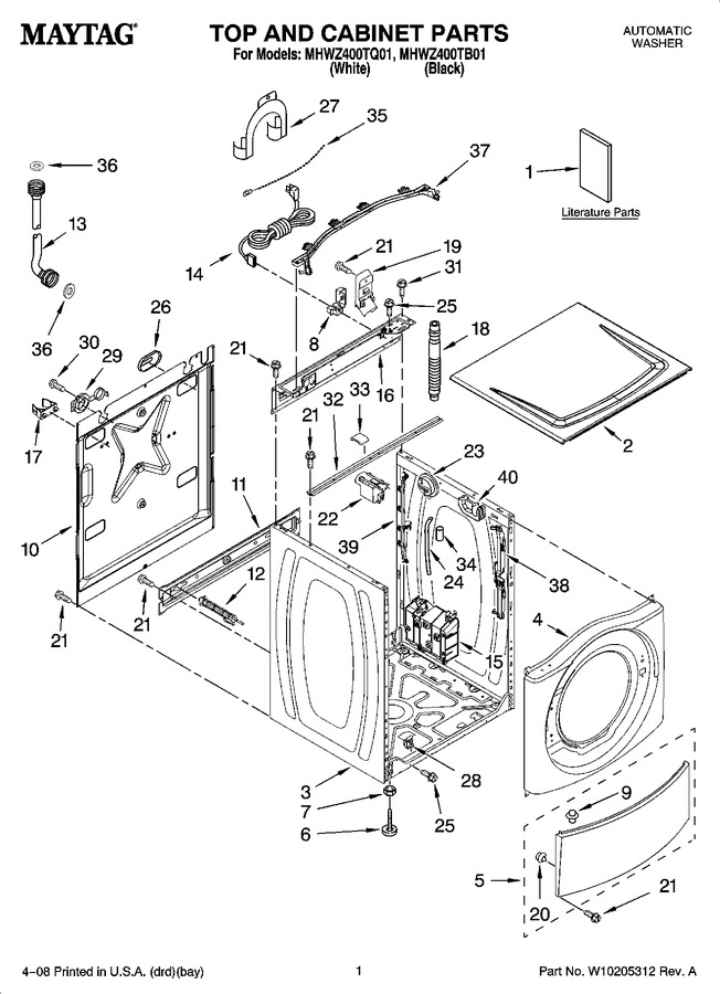 Diagram for MHWZ400TQ01
