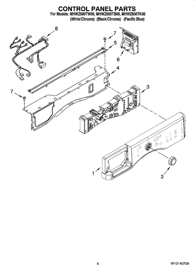 Diagram for MHWZ600TK00