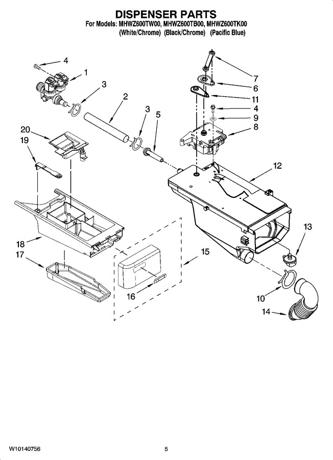 Diagram for MHWZ600TB00