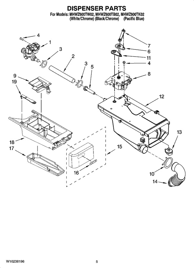 Diagram for MHWZ600TW02