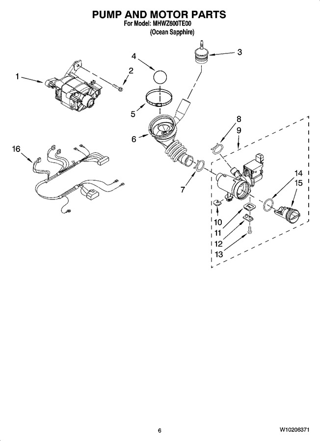 Diagram for MHWZ600TE00