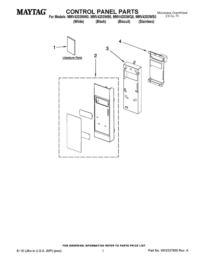 Diagram for MMV4203WW0