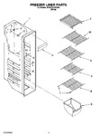 Diagram for 04 - Freezer Liner Parts