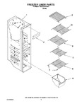 Diagram for 04 - Freezer Liner Parts