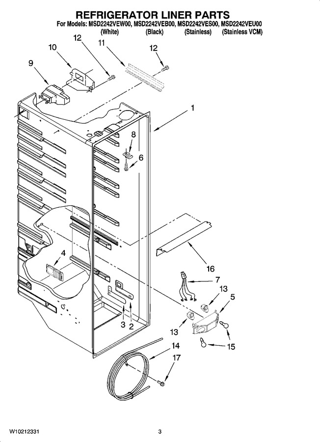 Diagram for MSD2242VEU00
