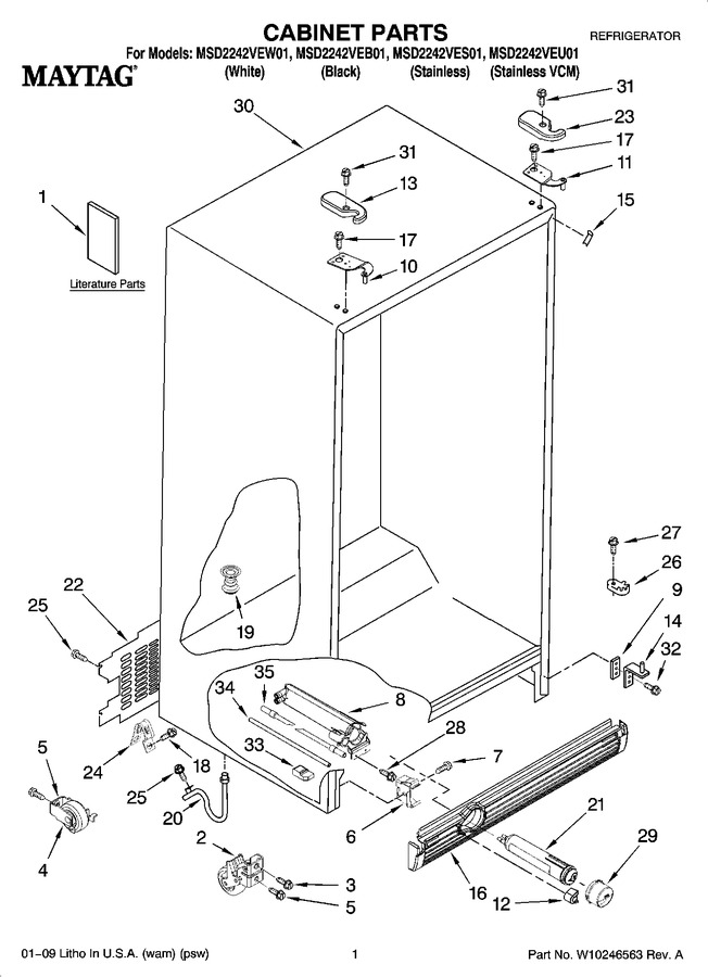 Diagram for MSD2242VEW01