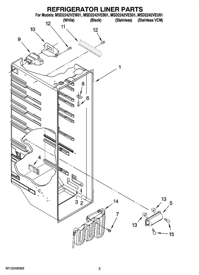 Diagram for MSD2242VES01