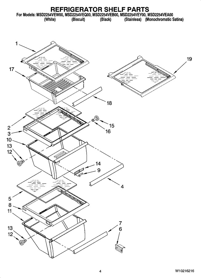 Diagram for MSD2254VEA00