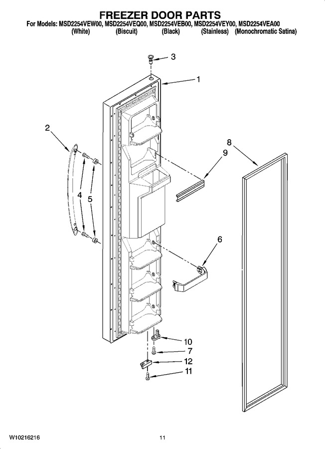 Diagram for MSD2254VEA00