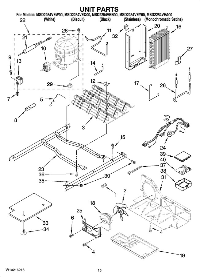 Diagram for MSD2254VEA00