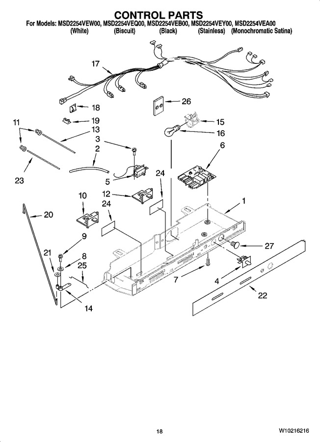 Diagram for MSD2254VEA00