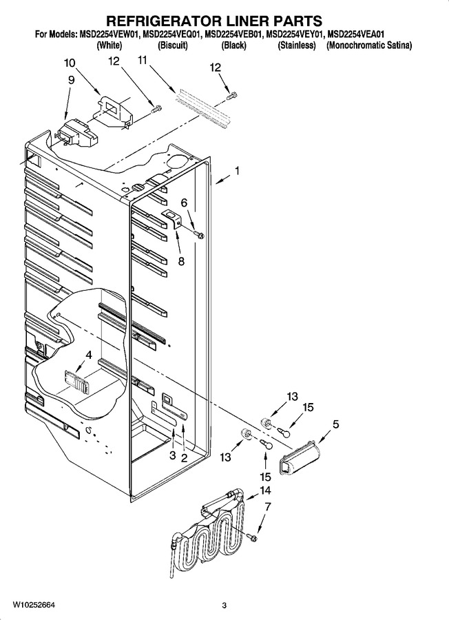Diagram for MSD2254VEY01