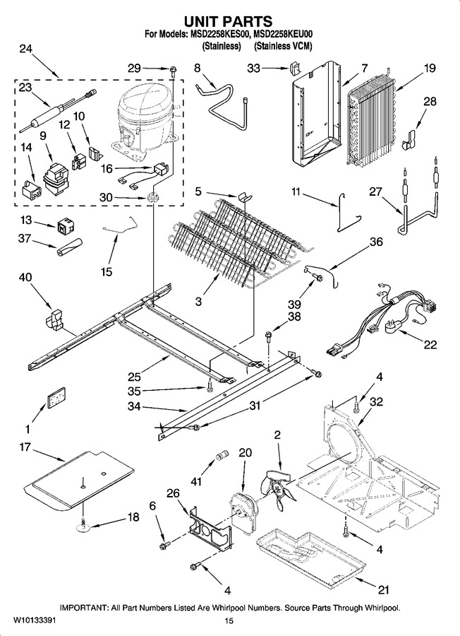 Diagram for MSD2258KEU00