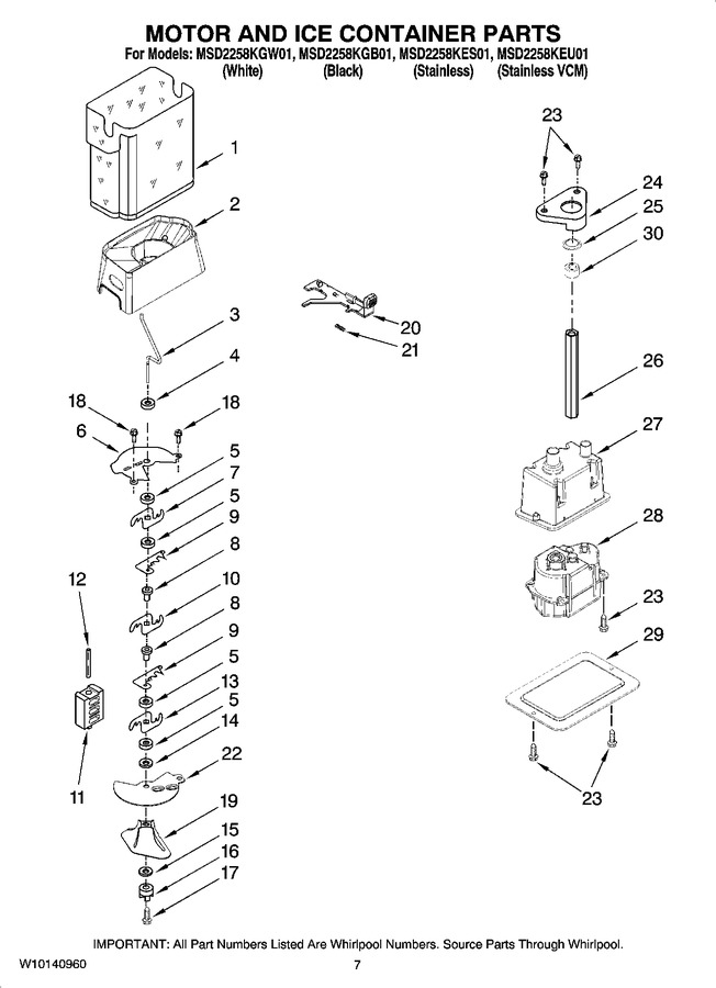 Diagram for MSD2258KES01