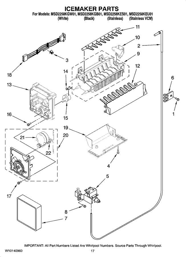 Diagram for MSD2258KGW01