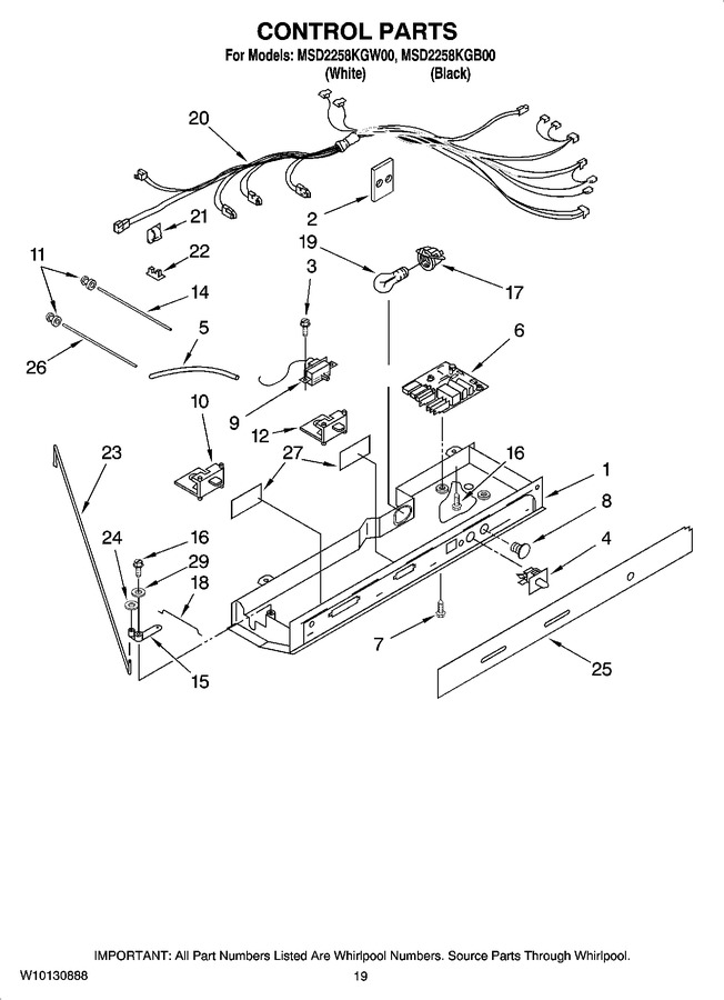 Diagram for MSD2258KGW00