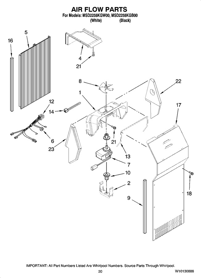 Diagram for MSD2258KGW00