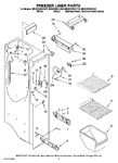 Diagram for 04 - Freezer Liner Parts