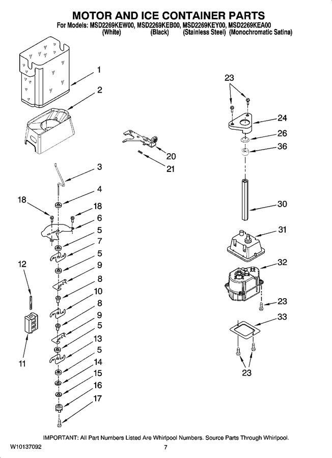 Diagram for MSD2269KEY00
