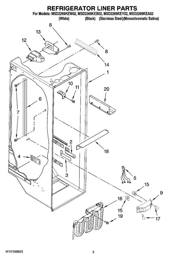 Diagram for MSD2269KEB02