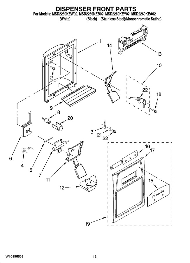 Diagram for MSD2269KEB02