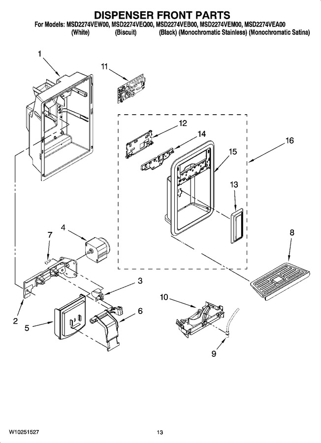 Diagram for MSD2274VEB00