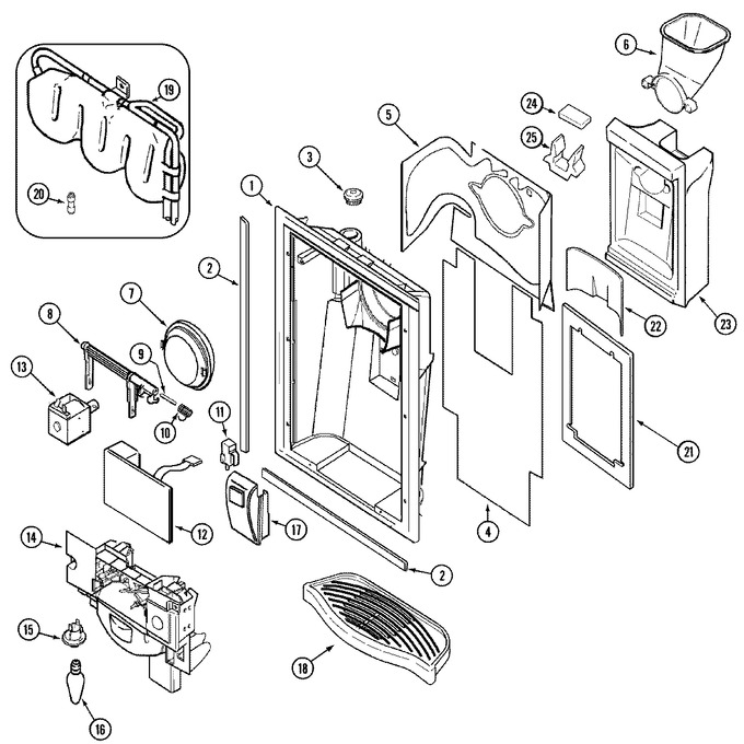 Diagram for MSD2458GEB