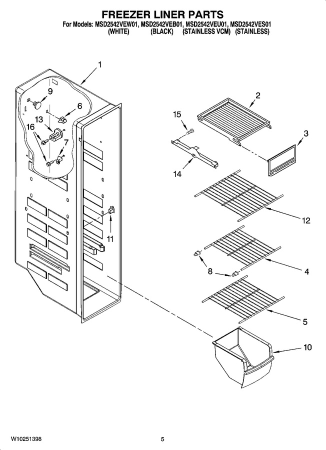 Diagram for MSD2542VEB01