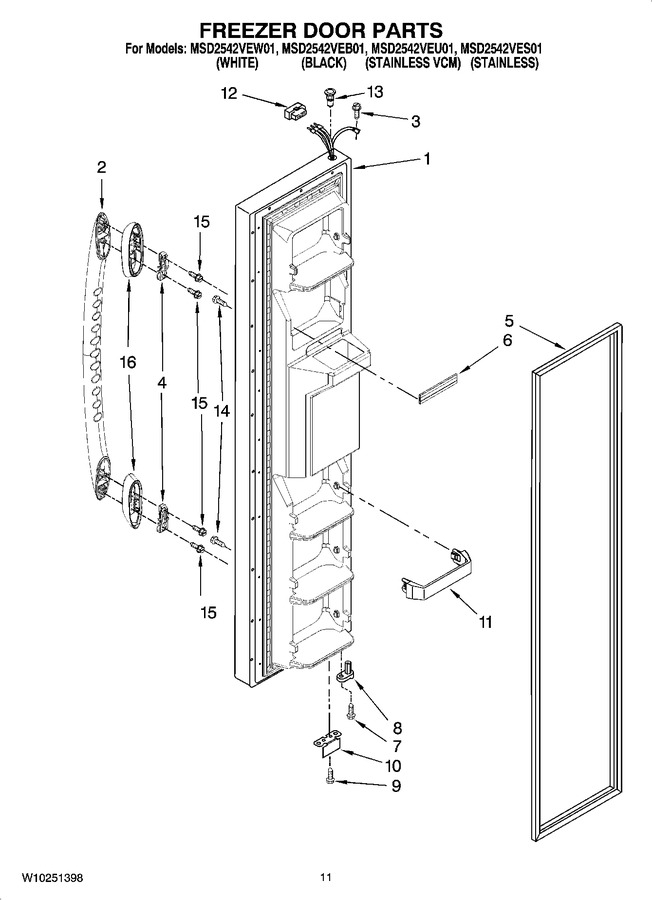 Diagram for MSD2542VEB01