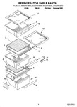 Diagram for 03 - Refrigerator Shelf Parts