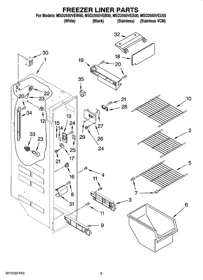 Diagram for MSD2550VEW00