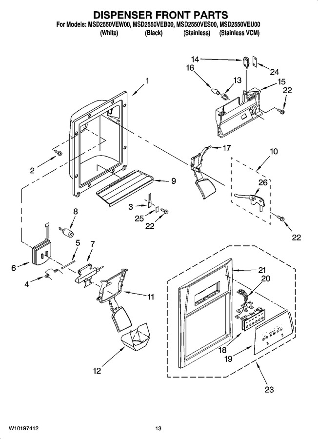 Diagram for MSD2550VEB00