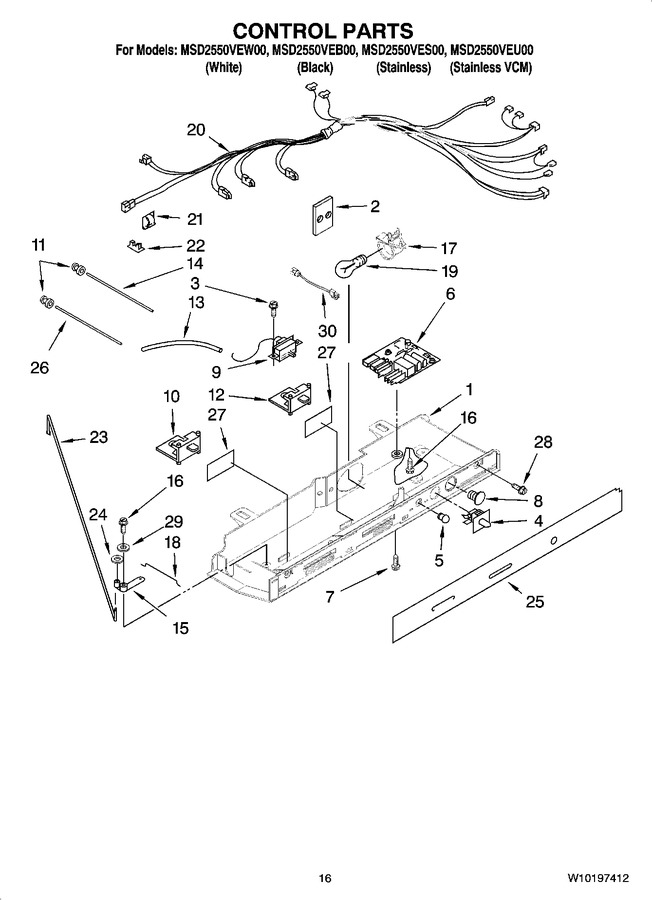 Diagram for MSD2550VEU00