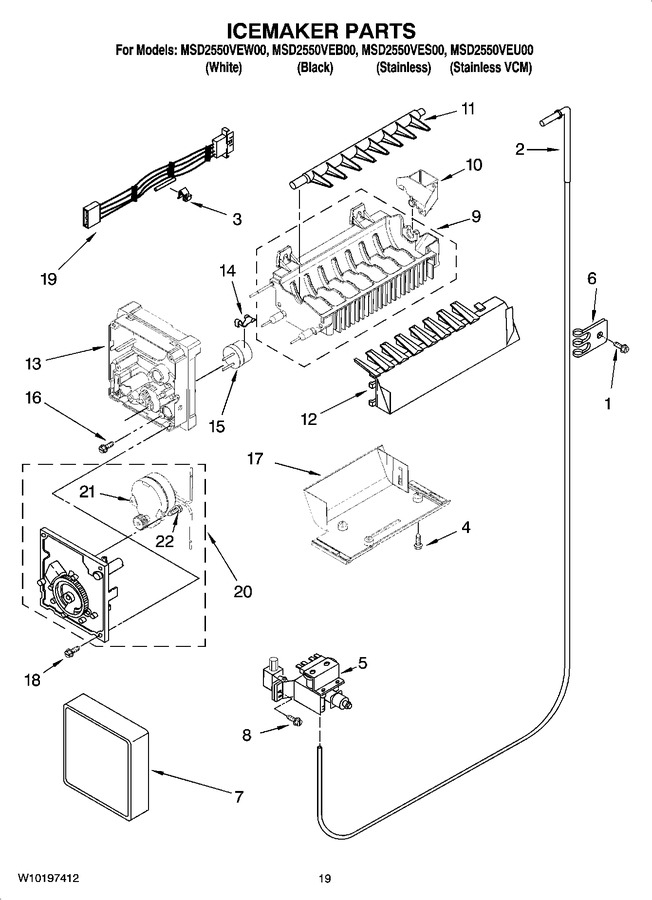 Diagram for MSD2550VEU00