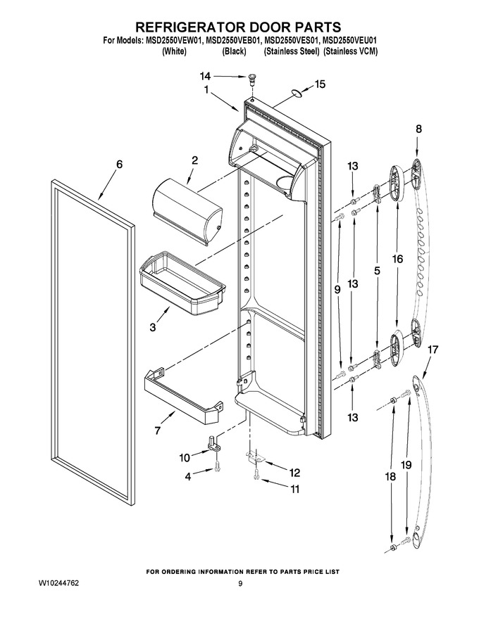 Diagram for MSD2550VES01
