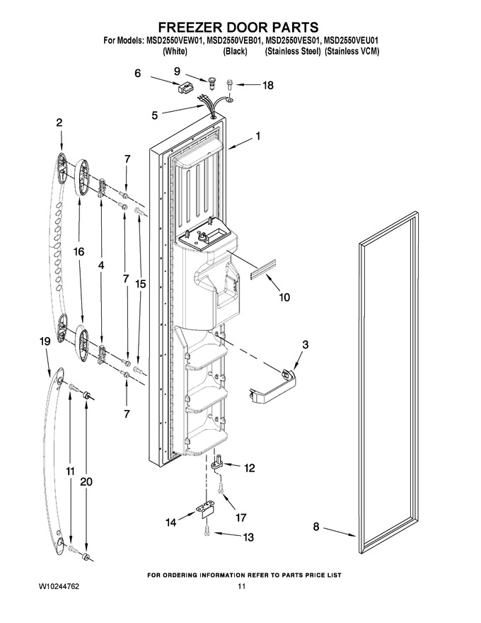 Diagram for MSD2550VEW01