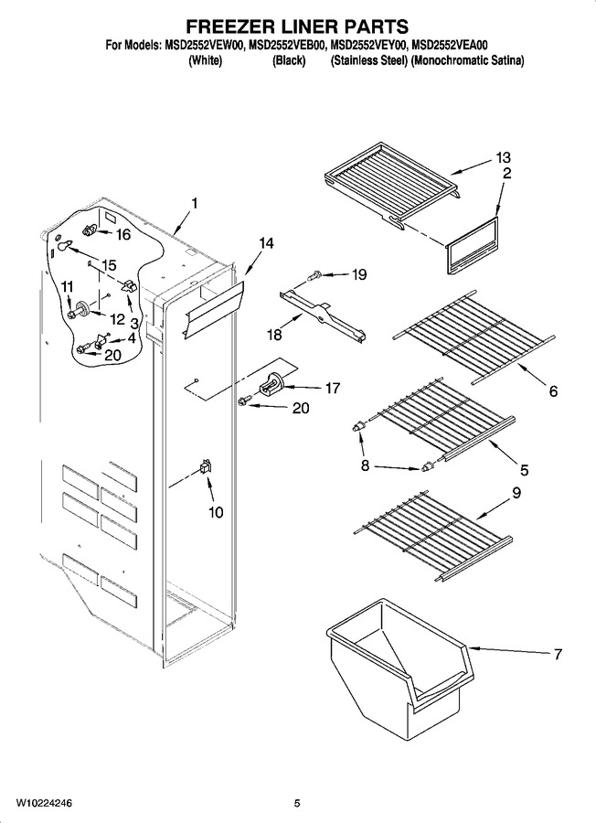 Diagram for MSD2552VEW00