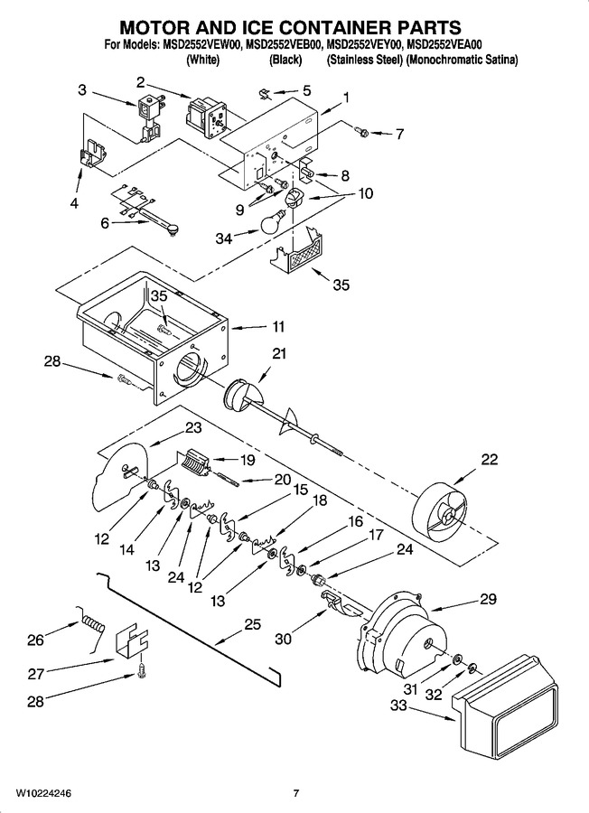Diagram for MSD2552VEW00