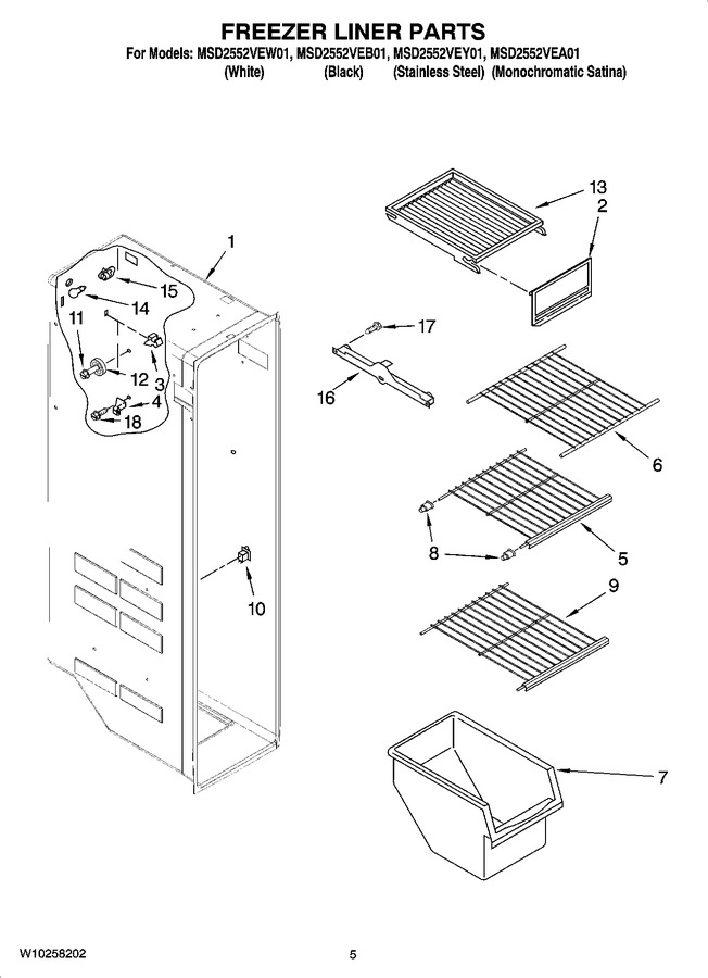 Diagram for MSD2552VEW01
