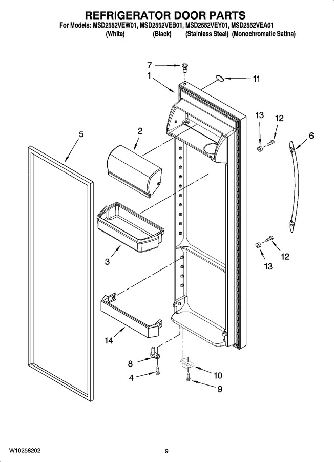 Diagram for MSD2552VEW01