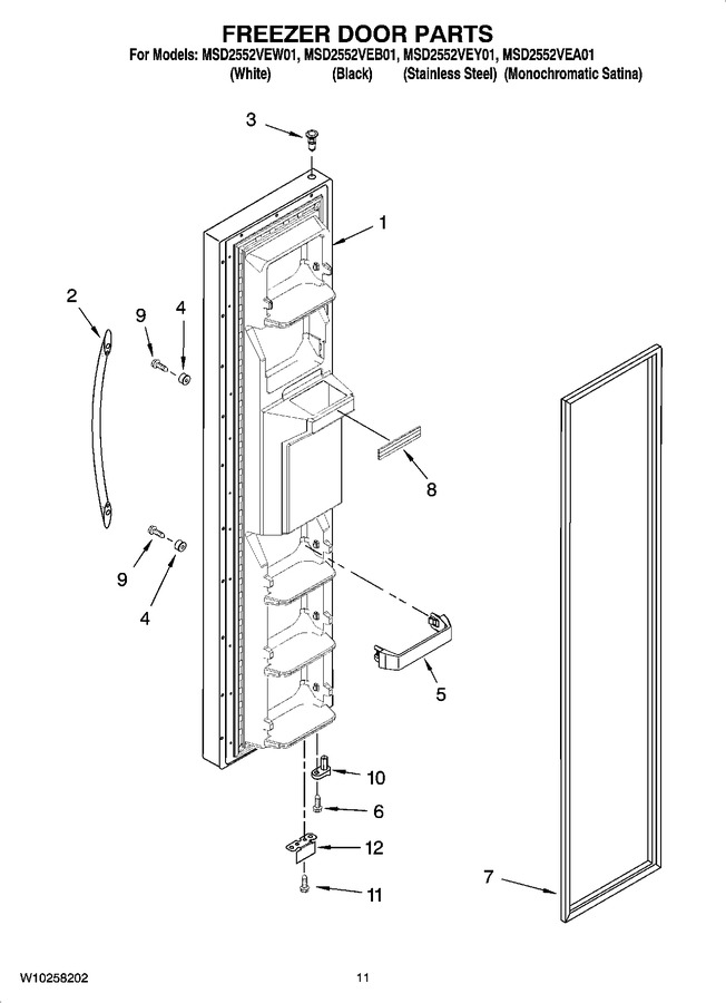 Diagram for MSD2552VEW01