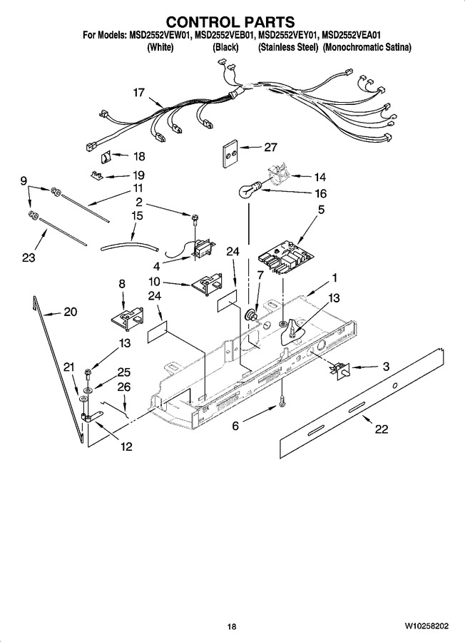 Diagram for MSD2552VEW01