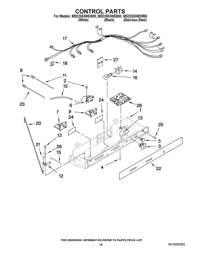 Diagram for MSD2553WEW00