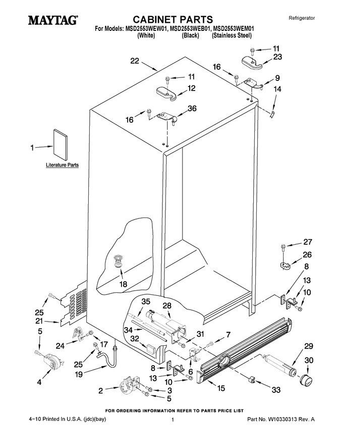 Diagram for MSD2553WEW01